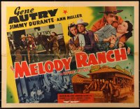 5j0932 MELODY RANCH style A 1/2sh 1940 singing cowboy Gene Autry, Jimmy Durante, Miller, ultra rare!