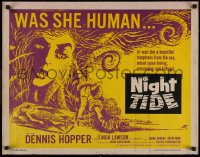 5j0941 NIGHT TIDE 1/2sh 1963 was she human or was she a temptress from the sea intent upon killing?