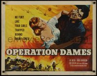 5j0946 OPERATION DAMES 1/2sh 1959 sexy Eve Meyer, Russ' wife, girls trapped behind enemy lines!