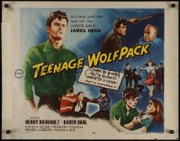 5j0976 TEENAGE WOLF PACK 1/2sh 1957 Horst Buchholz as Henry Bookholt, out of control German teens!