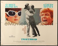 5j0984 TWO FOR THE ROAD 1/2sh 1967 cool images of Audrey Hepburn & Albert Finney!