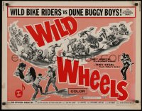5j0998 WILD WHEELS 1/2sh 1969 teen rebels who wreck each other's wheels & steal each other's girls!