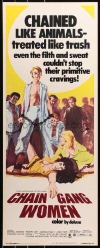 5j0542 CHAIN GANG WOMEN insert 1971 even filth & sweat couldn't stop their primitive cravings!