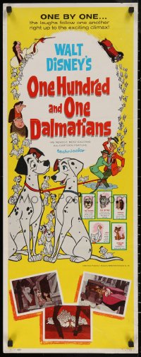 5j0606 ONE HUNDRED & ONE DALMATIANS insert 1961 most classic Walt Disney canine family cartoon!