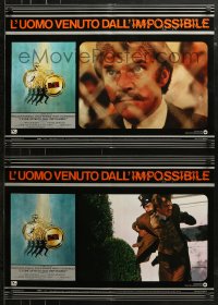 5j0771 TIME AFTER TIME group of 10 Italian 18x26 pbustas 1980 McDowell as Wells, Warner as the Ripper!