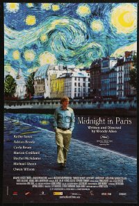 5j0004 MIDNIGHT IN PARIS European Union misc item 2011 Owen Wilson under Van Gogh's Starry Night!