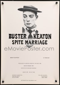 5j0027 SPITE MARRIAGE Swiss R1974 great image of stone-faced Buster Keaton!