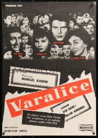 5j1039 CHEATERS Yugoslavian 19x28 1958 Marcel Carne's Les Tricheurs, post-WWII France!