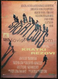 5j1178 SHORT CUTS Yugoslavian 18x25 1993 directed by Robert Altman, Andie MacDowell, Julianne Moore
