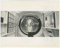 5k0003 2001: A SPACE ODYSSEY Cinerama 8x10.25 still 1968 Kubrick, weightless futuristic stewardess!