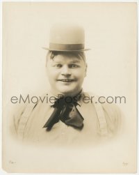 5k0081 BUTCHER BOY 8x10 still 1917 great smiling portrait of Roscoe Fatty Arbuckle by Apeda, rare!