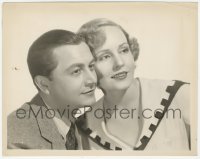 5k0085 CALM YOURSELF 8x10.25 still 1935 best romantic close up of Robert Young & Madge Evans!