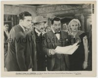 5k0109 CHARLIE CHAN IN LONDON 8x10 still 1934 c/u of Warner Oland with his co-stars in disbelief!