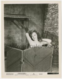 5k0147 DAVID & BATHSHEBA 8x10.25 still 1951 sexy naked Susan Hayward taking shower behind screen!