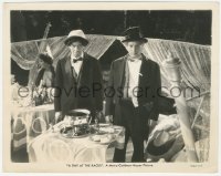 5k0151 DAY AT THE RACES 8x10 still 1937 Chico Marx & Harpo standing by table w/ Dumont behind them!