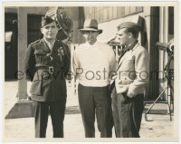 5k0161 DEVIL DOGS OF THE AIR candid 8x10 still 1935 James Cagney, Pat O'Brien & technical advisor!