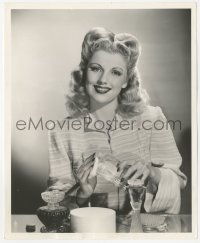 5k0172 DOLORES MORAN 8.25x10 still 1943 the pretty actress smiling at her vanity by Bert Six!