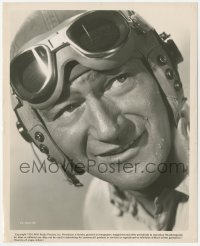 5k0214 FLYING LEATHERNECKS 8.25x10 still 1951 best head & shoulders portrait of pilot John Wayne!