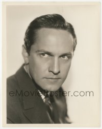5k0222 FREDRIC MARCH 8x10.25 still 1930s great head & shoulders studio portrait at Paramount!