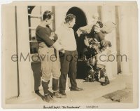 5k0223 FRESHMAN 8x10 still 1925 Harold Lloyd in football uniform carrying lots of gear!