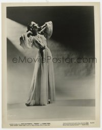 5k0240 GILDA 8x10.25 still 1946 full-length profile portrait of sexy Rita Hayworth in dim light!