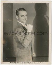 5k0269 HARD TO HANDLE 8x10.25 still 1933 great standing portrait of winking James Cagney pointing!