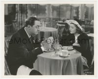 5k0299 I LOVE YOU AGAIN 8.25x10 still 1940 William Powell & Myrna Loy talking romance over tea!