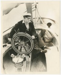 5k0327 JAMES CAGNEY 8.25x10 still 1938 wonderful image of the leading man steering his sailboat!