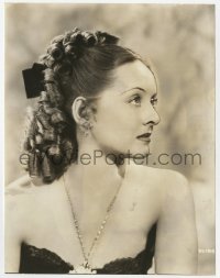 5k0337 JEZEBEL 7.25x9.5 still 1938 wonderful profile portrait of beautiful Bette Davis!