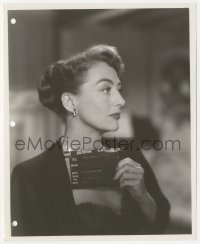 5k0338 JOAN CRAWFORD 8.25x10 test photo 1949 one of the hairstyles she wore in The Damned Don't Cry!
