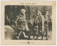 5k0104 CAVE GIRL 8x10 LC 1921 great image of half-breed Boris Karloff held at gunpoint!