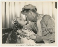 5k0399 LOVE ME TONIGHT 8.25x10 still 1932 romantic c/u of Jeanette MacDonald & Maurice Chevalier!