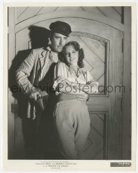 5k0434 MESSAGE TO GARCIA 8x10 still 1936 full-length John Boles & Spanish Barbara Stanwyck!