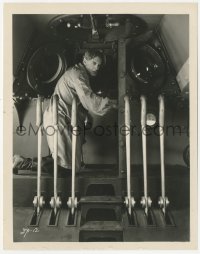 5k0455 MYSTERIOUS ISLAND 8x10.25 still 1929 Lionel Barrymore at submarine controls, very rare!