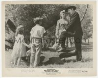 5k0460 NIGHT OF THE HUNTER 8.25x10.25 still 1955 Shelley Winters & children stare at Robert Mitchum!
