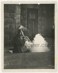5k0486 PHANTOM OF THE OPERA 8x10.25 still 1925 two men from the production of Faust in the movie!