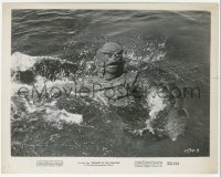 5k0511 REVENGE OF THE CREATURE 8x10.25 still 1955 close up of the monster splashing in the water!