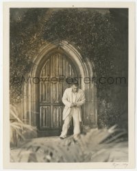 5k0522 ROAD TO MANDALAY 8x10.25 still 1926 Lon Chaney Sr. standing by huge door, Tod Browning!