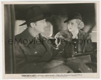 5k0540 SATAN MET A LADY 8x10 still 1936 close up of Warren William & Bette Davis sitting in car!