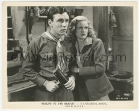 5k0550 SCOUTS TO THE RESCUE chapter 5 8x10.25 still 1939 close up of Junior Coghlan & Vondell Darr!