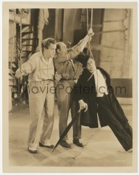 5k0582 SPEAK EASILY 8x10.25 still 1932 dapper Buster Keaton tangled up in Sidney Toler's rope!
