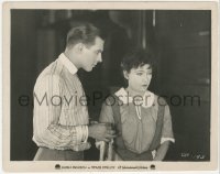5k0589 STAGE STRUCK 8x10.25 still 1925 close up of worried Gloria Swanson & Lawrence Gray!