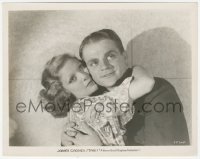 5k0612 TAXI 8x10.25 still 1932 wonderful c/u of beautiful Loretta Young & James Cagney hugging!