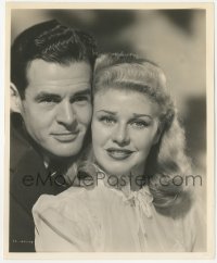 5k0619 TENDER COMRADE 8.25x10 still 1944 great portrait of Ginger Rogers & Robert Ryan by Miehle!