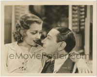5k0644 TRUMPET BLOWS 8x10.25 still 1934 romantic close up of George Raft and Frances Drake!