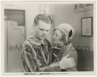 5k0687 WINNER TAKE ALL 8x10.25 still 1932 close up of worried boxer James Cagney & Marian Nixon!