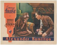 5k0883 ALEXANDER HAMILTON LC 1931 George Arliss tries to comfort crying June Collyer!
