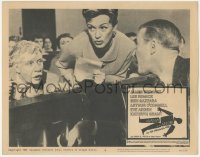 5k0889 ANATOMY OF A MURDER LC #8 1959 Arthur O'Connell & Eve Arden give information to James Stewart