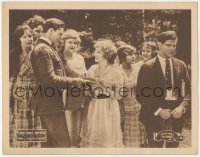 5k0890 ANNE OF GREEN GABLES LC 1919 Mary Miles Minter receives a book from handsome man, rare!
