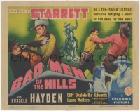 5k0732 BAD MEN OF THE HILLS TC 1942 Charles Starrett & Russell Hayden are bad news for bad men!